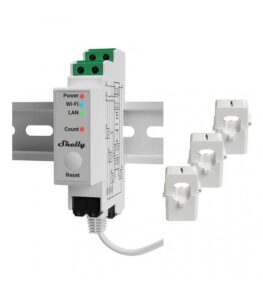 Shelly Pro 3EM + 3x 120A Clamps - Power Measurement